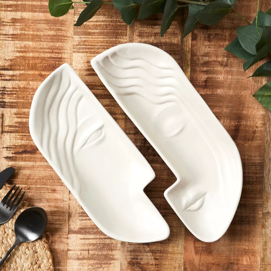 La Chaise Longue Art De La Table-ASSIETTE VISAGE