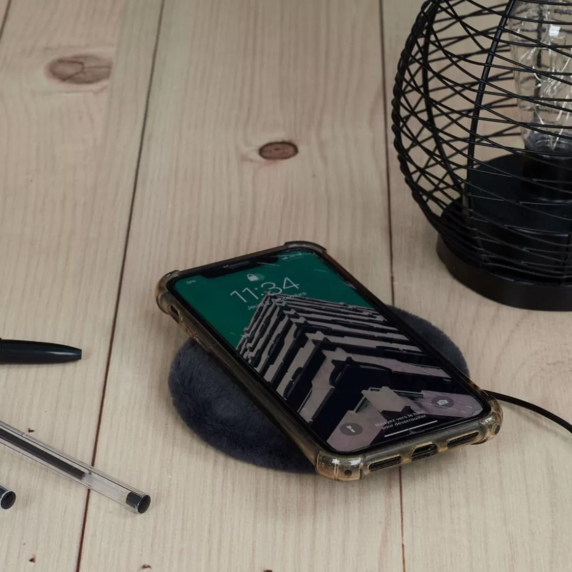 La Chaise Longue Accessoires | Accessoires Smartphone-CHARGEUR A INDUCTION CHAT