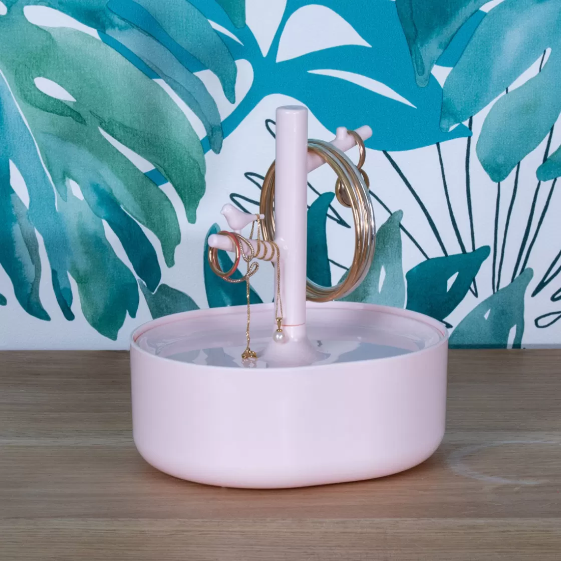 La Chaise Longue Déco-COFFRET A BIJOUX BIRDY ROND