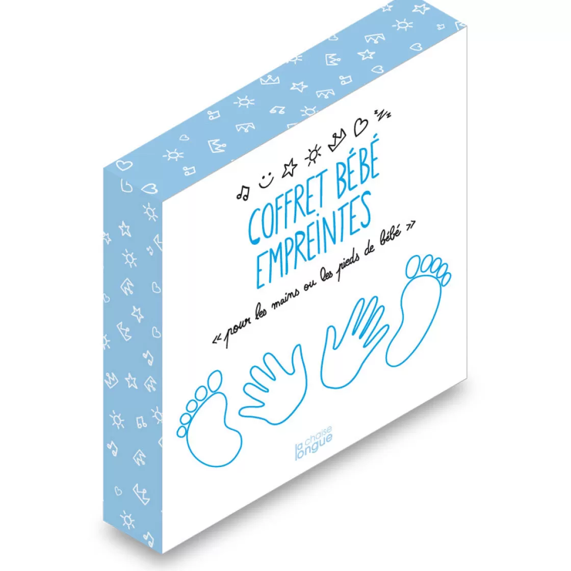 La Chaise Longue Cadeaux De Naissance-COFFRET BEBE EMPREINTES