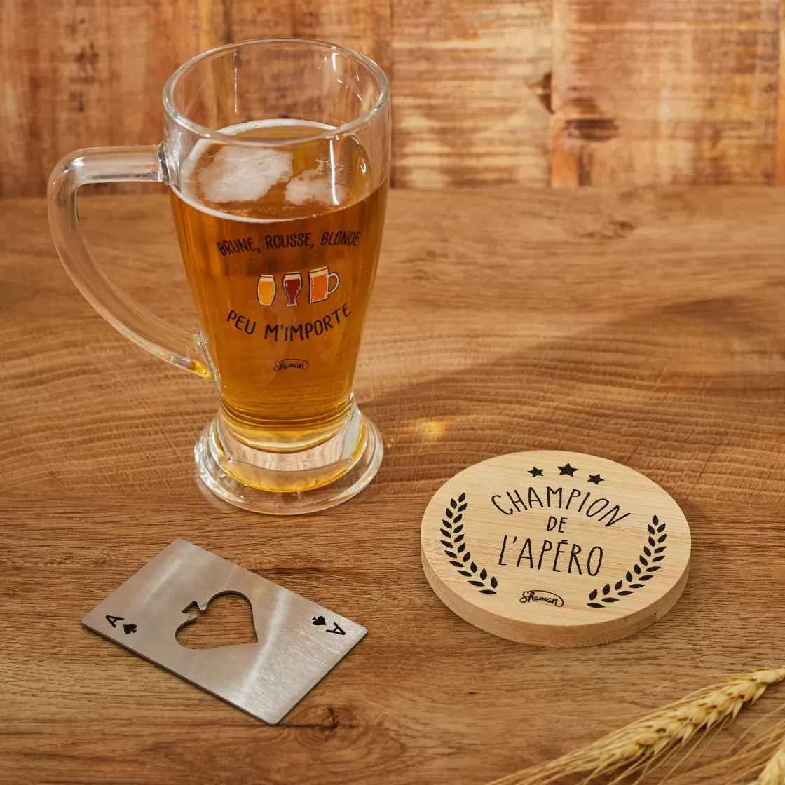 La Chaise Longue Pique-nique & Barbecue | Boissons & Cocktails-COFFRET BIERE POUR LE CHAMPION DE L APERO
