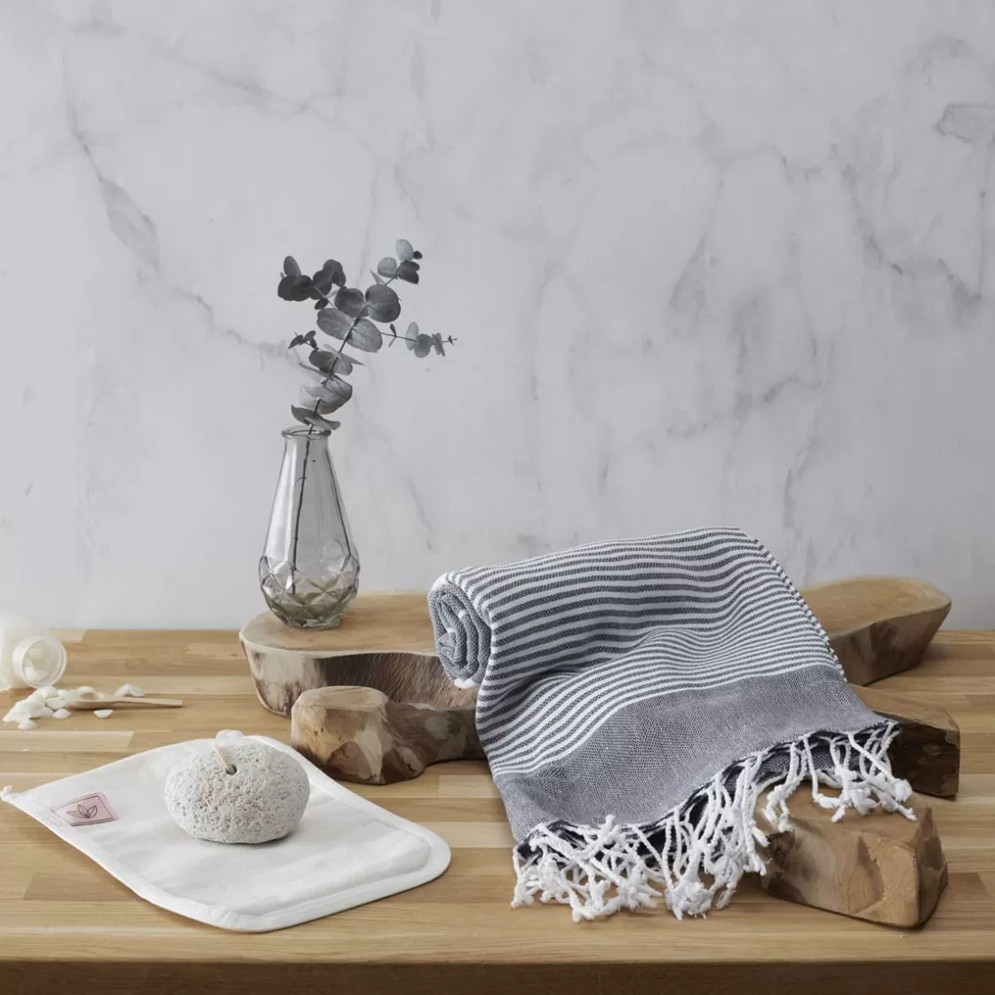 La Chaise Longue Beauté & Soin | Massage & Relaxation-COFFRET FOUTA BALI INDIGO