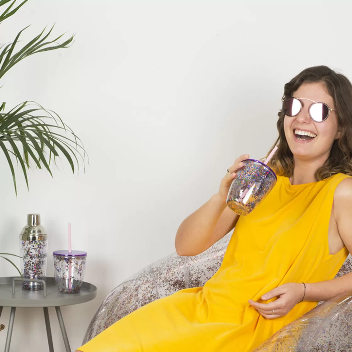 La Chaise Longue Boissons & Cocktails-COFFRET SHAKER PAILLETTES