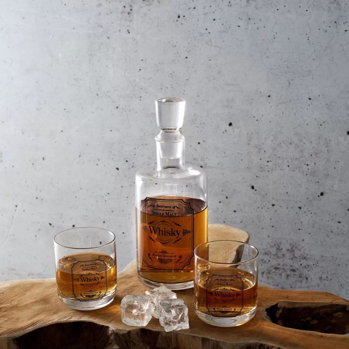 La Chaise Longue Boissons & Cocktails-COFFRET WHISKY 3 PCS MALT CLUB