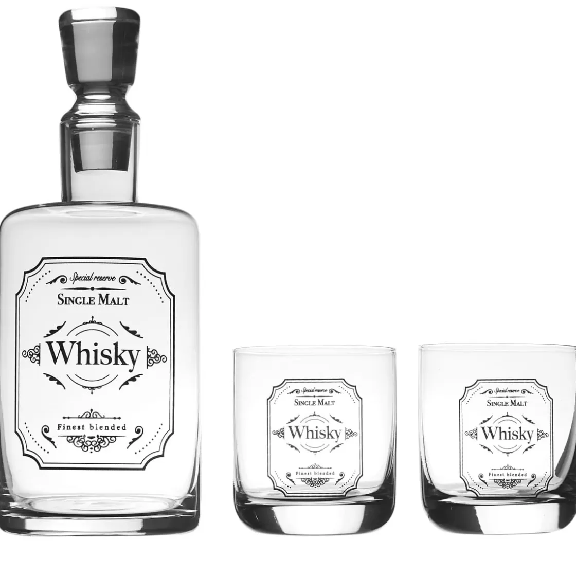 La Chaise Longue Boissons & Cocktails-COFFRET WHISKY 3 PCS MALT CLUB