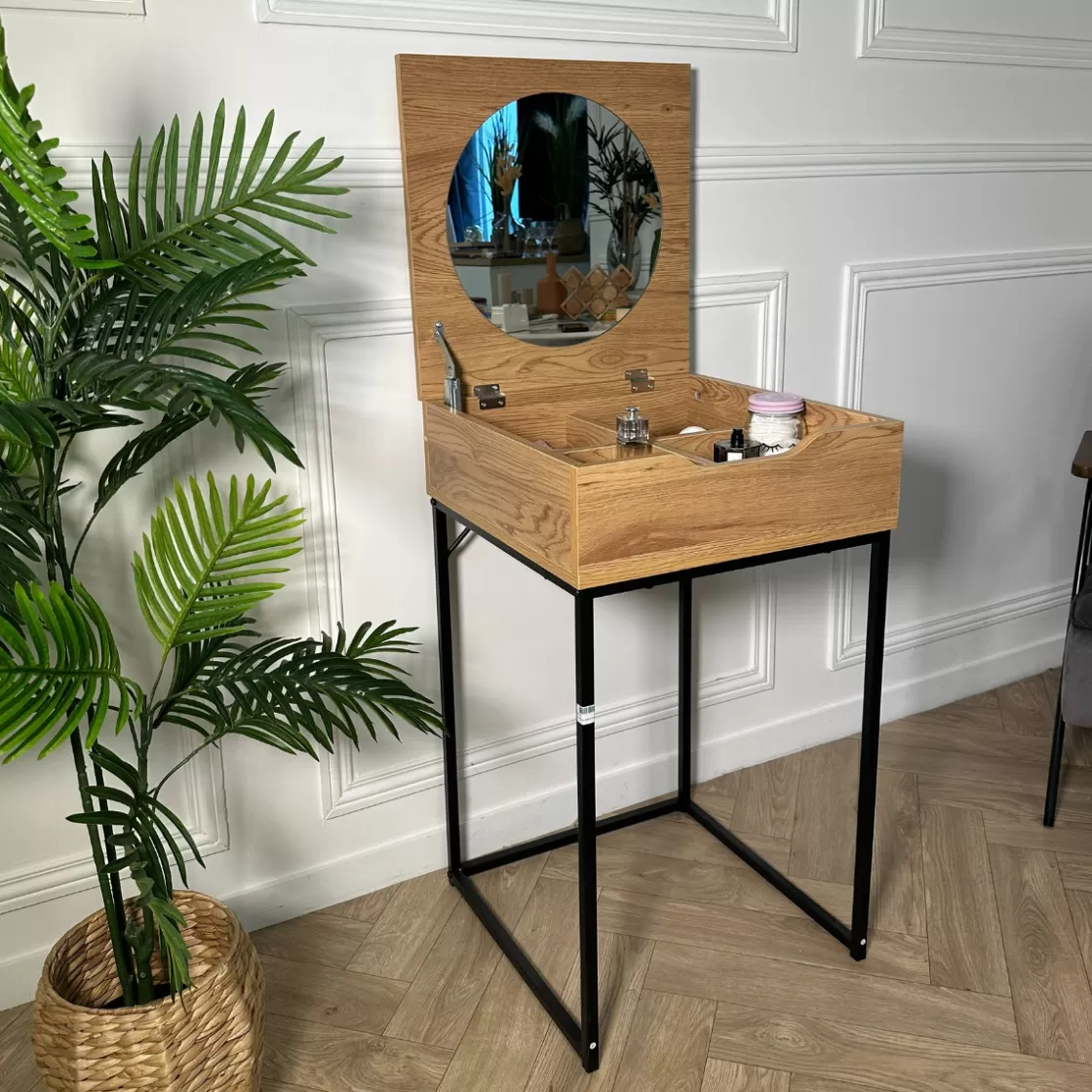 La Chaise Longue Mobilier-COIFFEUSE ABBOTT BOIS