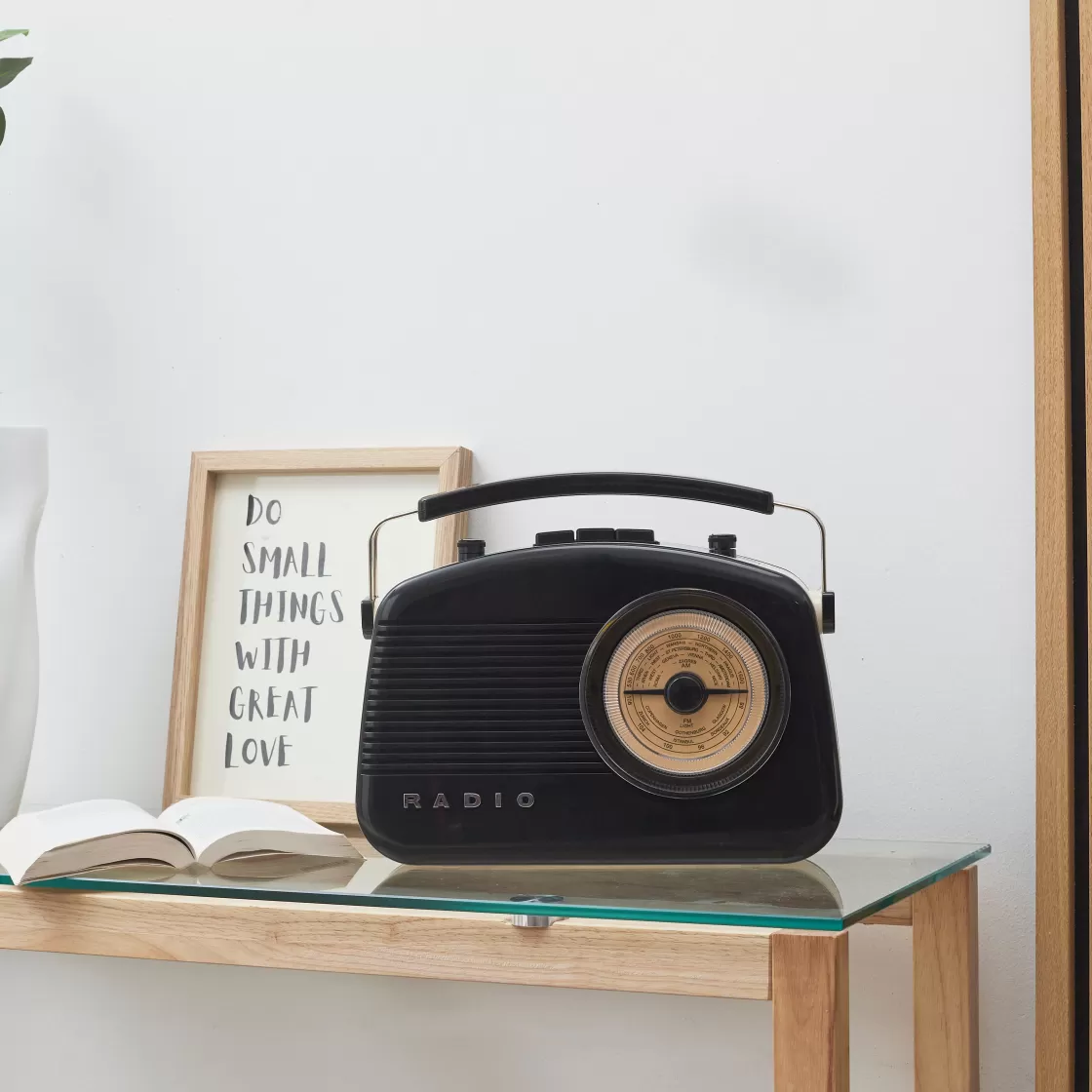 La Chaise Longue Son & Musique | Son & Musique-ENCEINTE 60'S NOIRE
