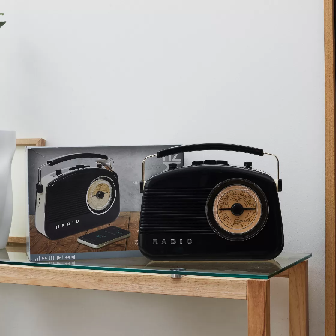 La Chaise Longue Son & Musique | Son & Musique-ENCEINTE 60'S NOIRE