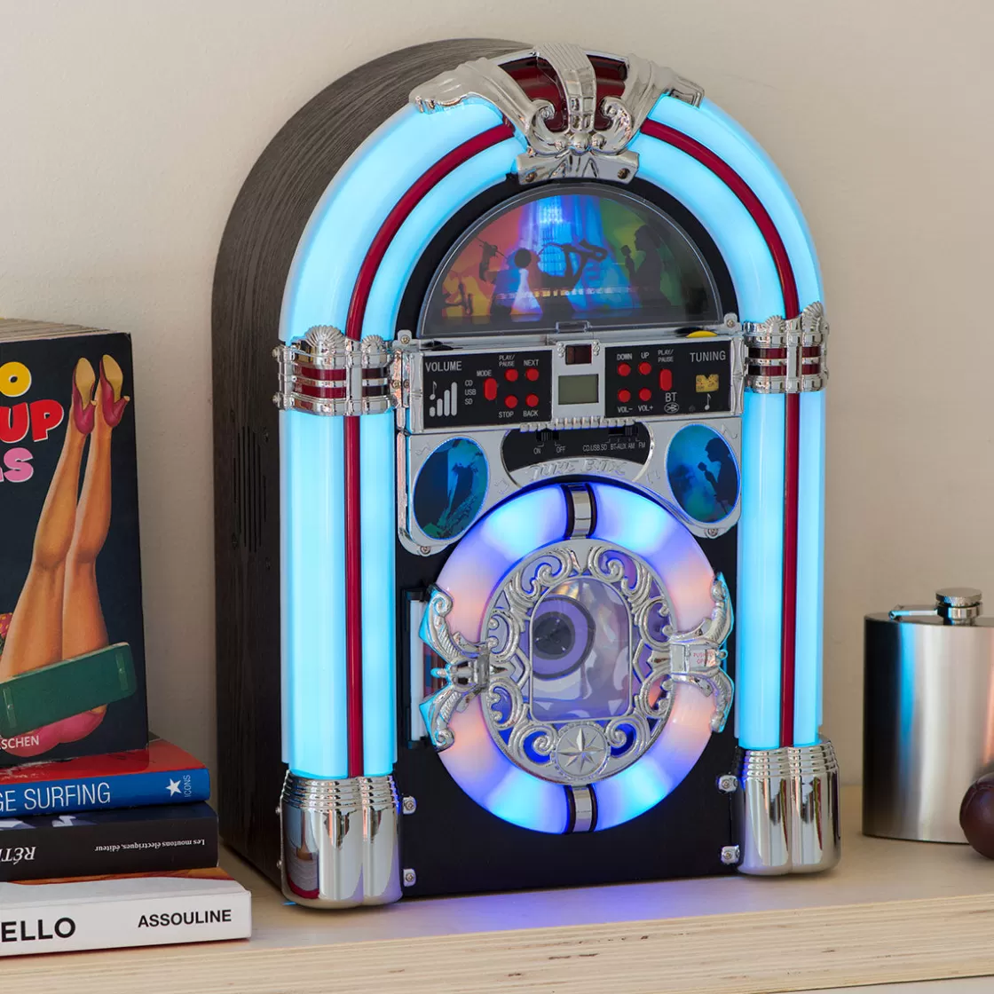 La Chaise Longue Son & Musique | Son & Musique-JUKEBOX CD NEW YORK BLUETOOTH