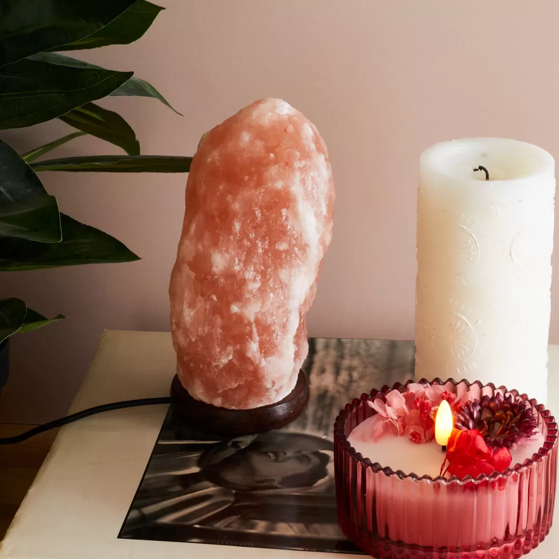 La Chaise Longue Déco Lumineuse | Déco-LAMPE CRISTAL DE SEL ROSE