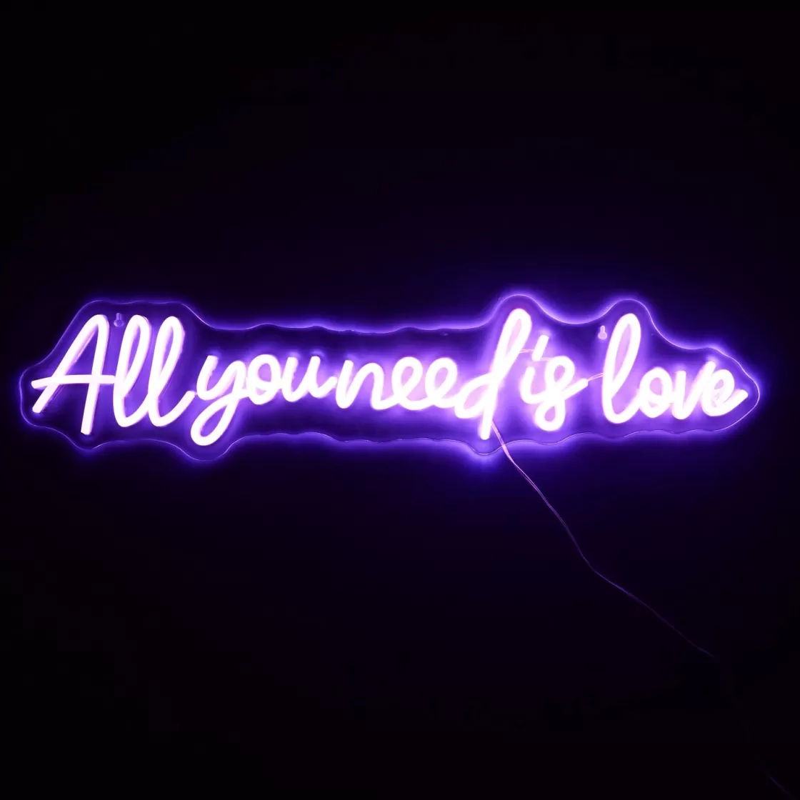 La Chaise Longue Déco Lumineuse | Déco-LAMPE EFFET NEON ALL YOU NEED IS LOVE