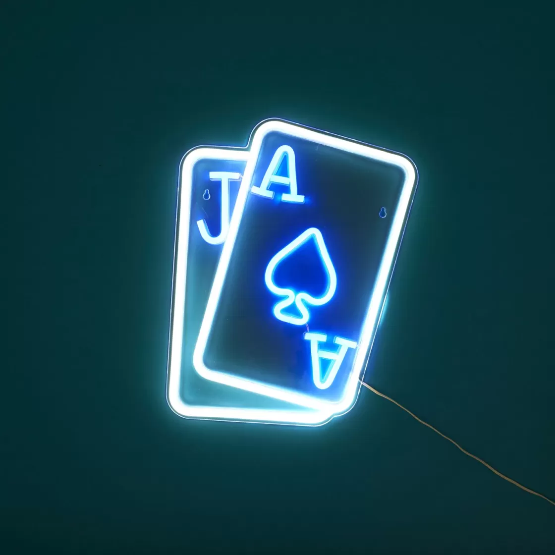La Chaise Longue Déco Lumineuse | Déco-LAMPE EFFET NEON CARTES A JOUER
