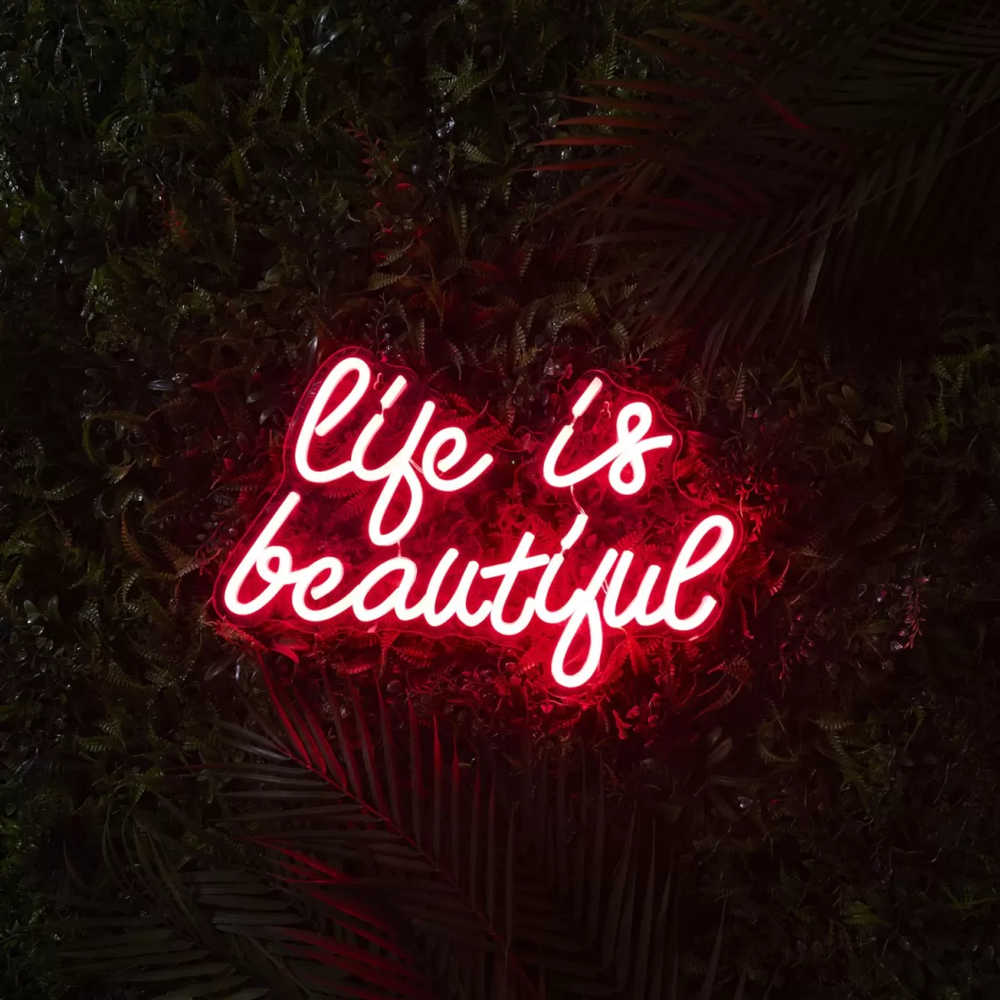 La Chaise Longue Déco Lumineuse | Déco-LAMPE EFFET NEON LIFE IS BEAUTIFUL
