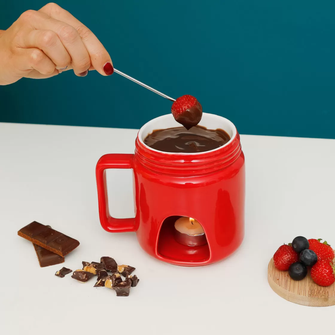La Chaise Longue Thé & Café | Sur Le Pouce-MUG A FONDUE CHOCOLAT