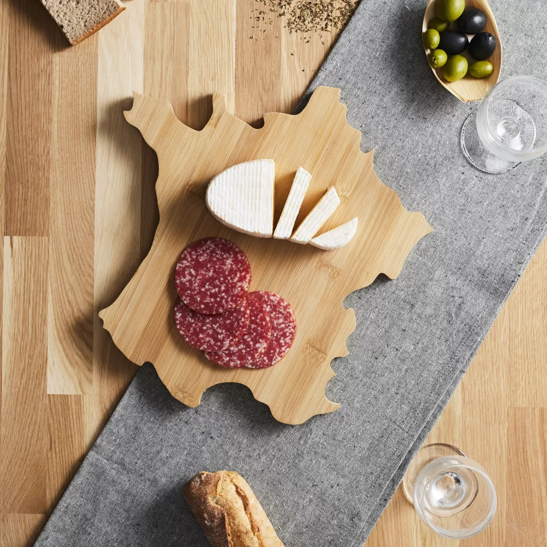 La Chaise Longue Art De La Table | Accessoires-PLANCHE A FROMAGES CARTE DE FRANCE