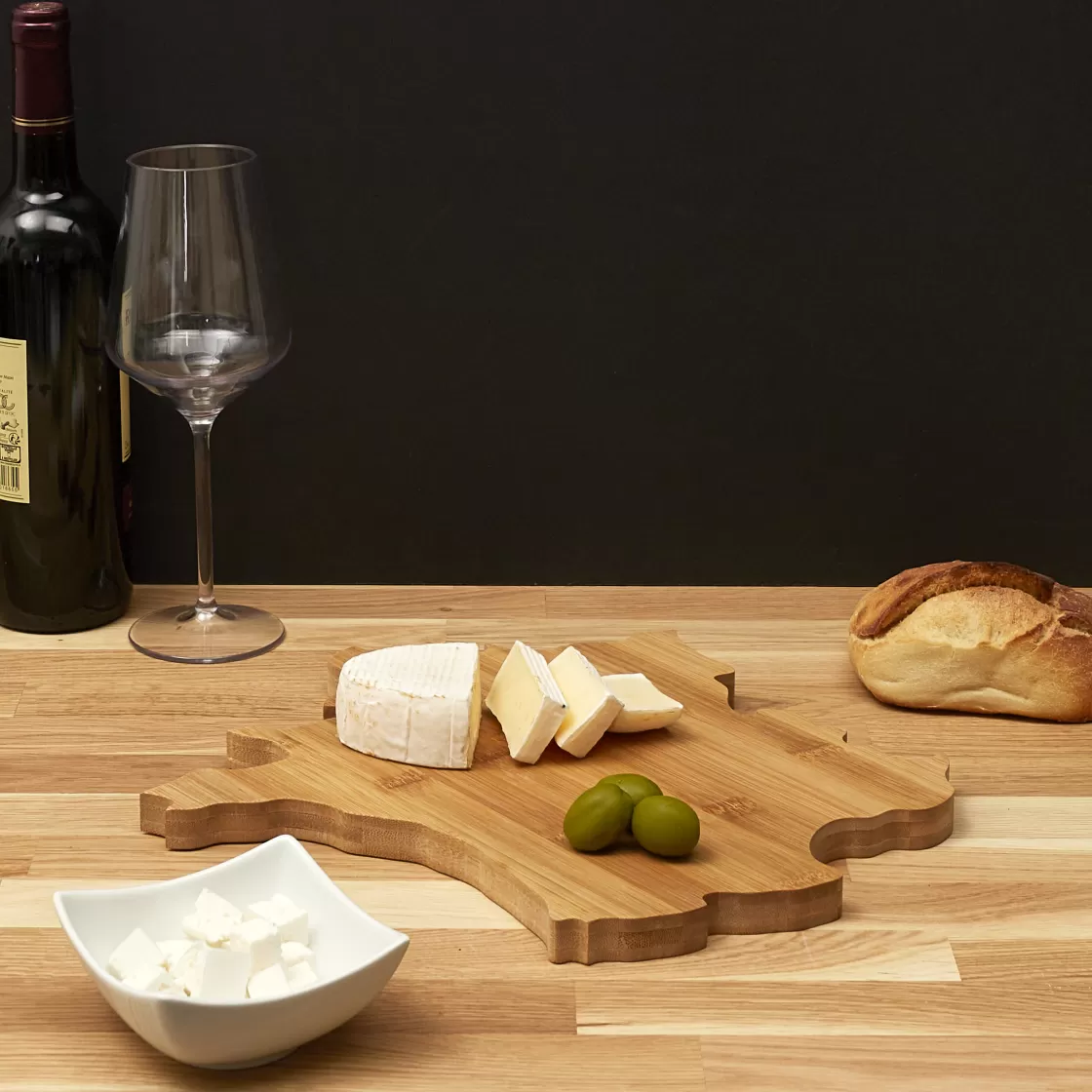 La Chaise Longue Art De La Table | Accessoires-PLANCHE A FROMAGES CARTE DE FRANCE