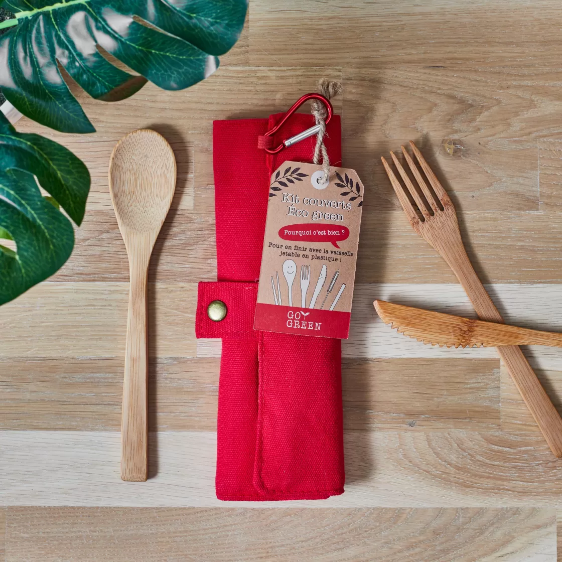 La Chaise Longue Pique-nique & Barbecue | Accessoires-SET DE COUVERTS GO GREEN