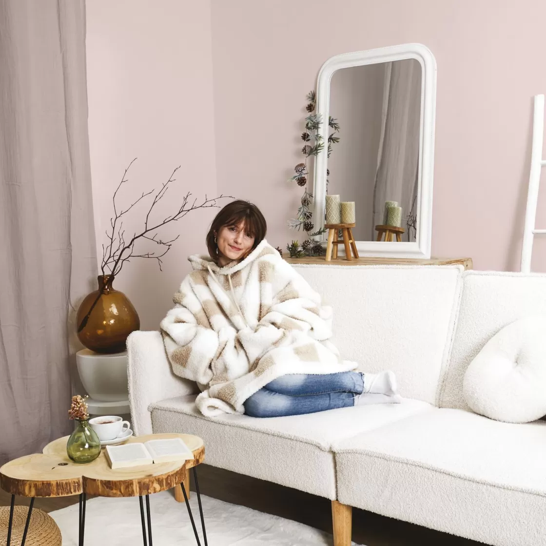 La Chaise Longue Cocoon-SWEAT PLAID CHESSY