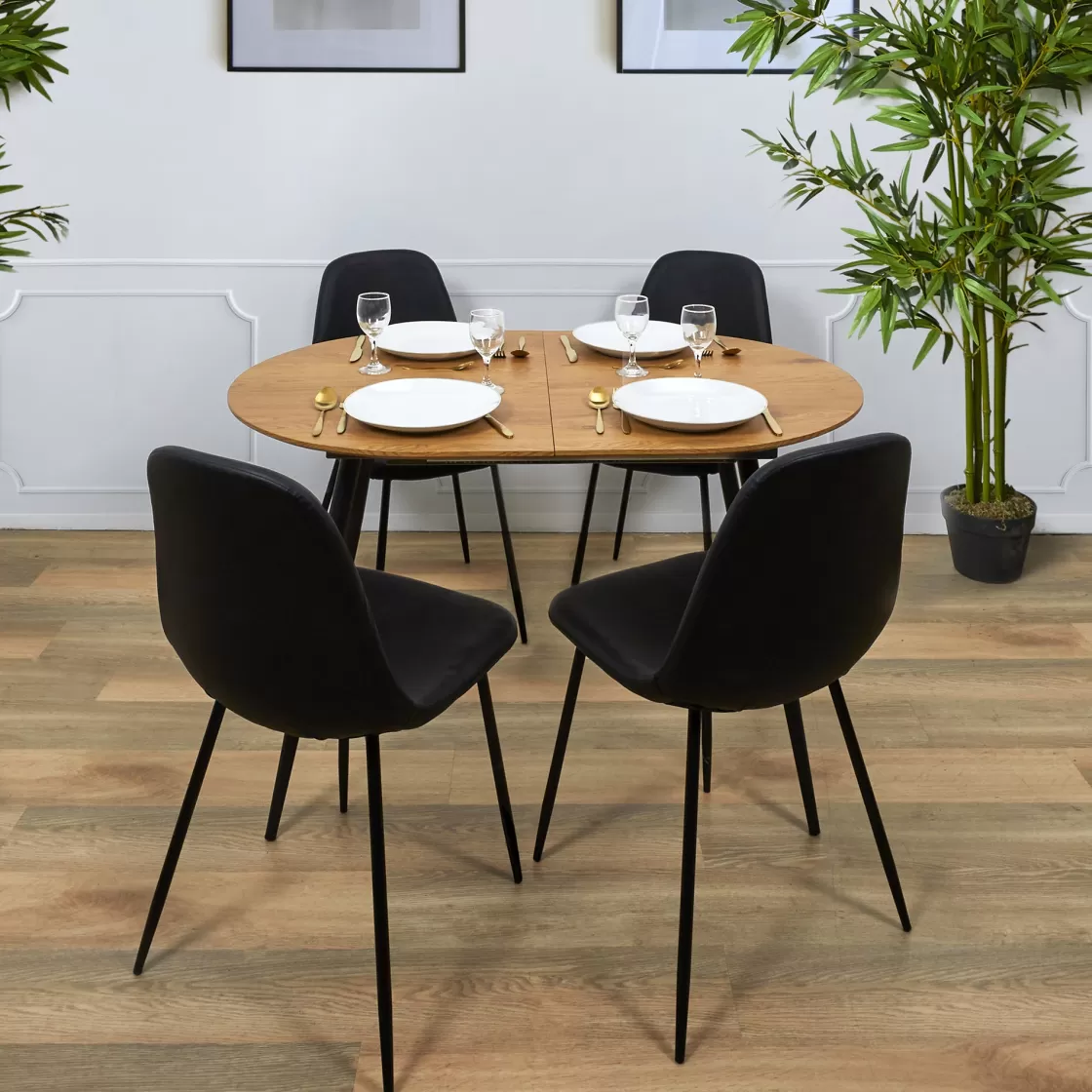 La Chaise Longue Mobilier-TABLE EXTENSIBLE 4 A 6 PERSONNES