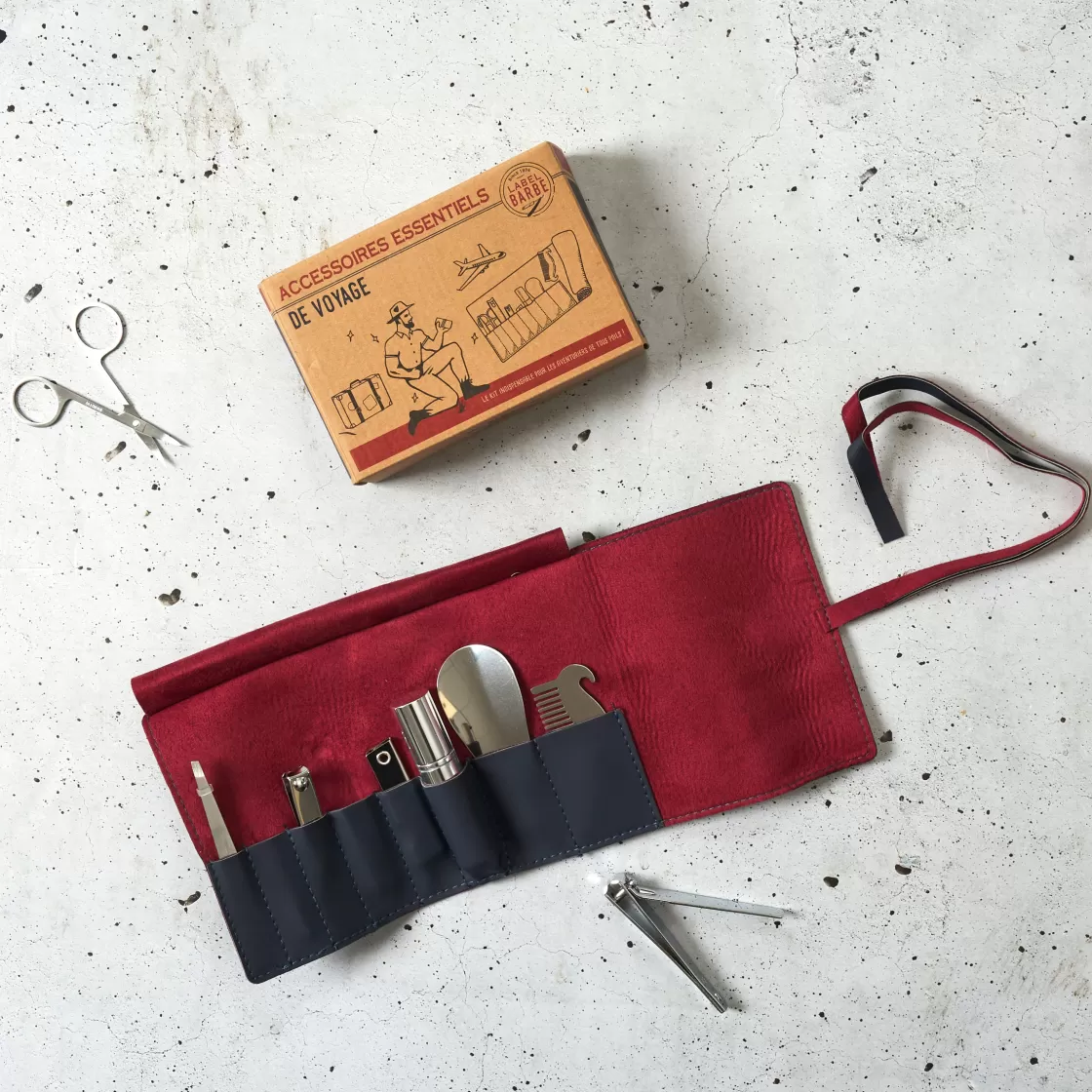 La Chaise Longue Beauté & Soin-TROUSSE DE VOYAGE ESSENTIELLE LABEL BARBE