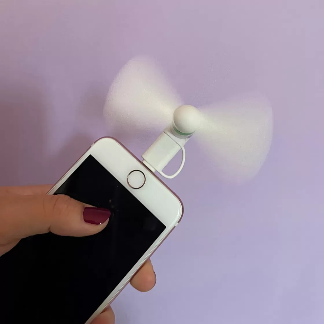 La Chaise Longue Accessoires | Accessoires Smartphone-VENTILATEUR SMARTPHONE BLANC