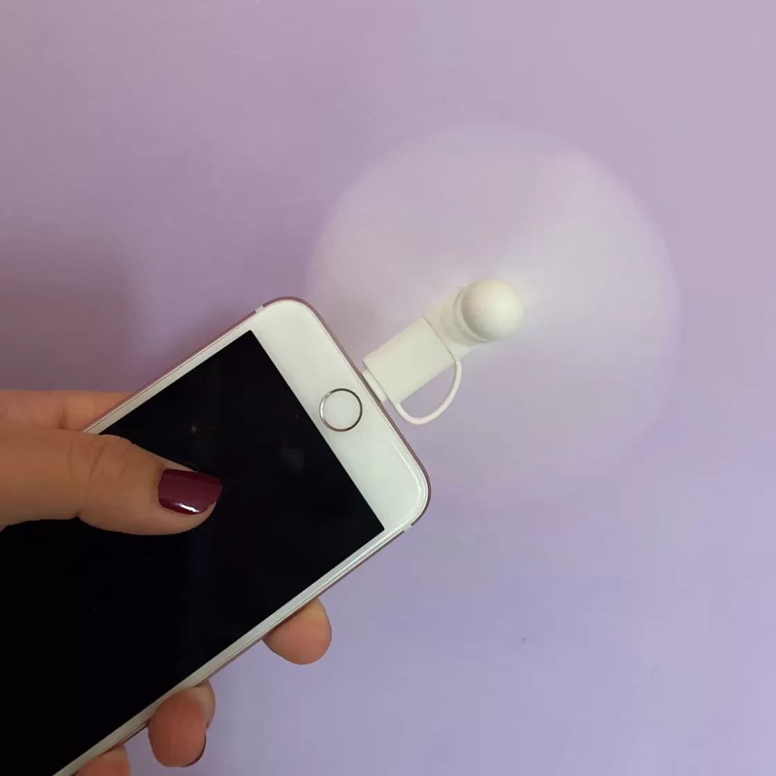 La Chaise Longue Accessoires | Accessoires Smartphone-VENTILATEUR SMARTPHONE BLANC